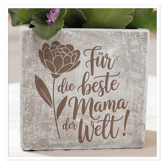 Blumentopf Beste Mama der Welt