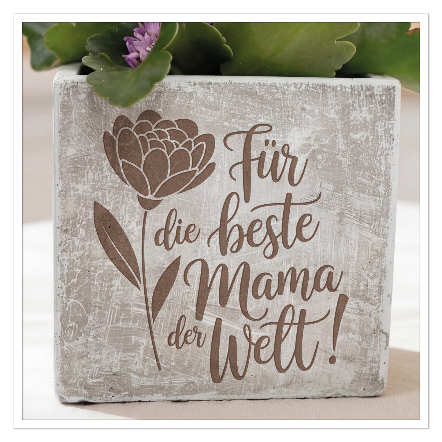 Blumentopf Beste Mama der Welt