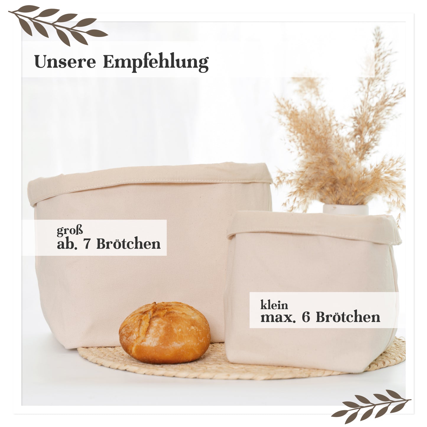 Personalisierter Camping Brötchenkorb "Camperfrühstück" mit Wunschnamen