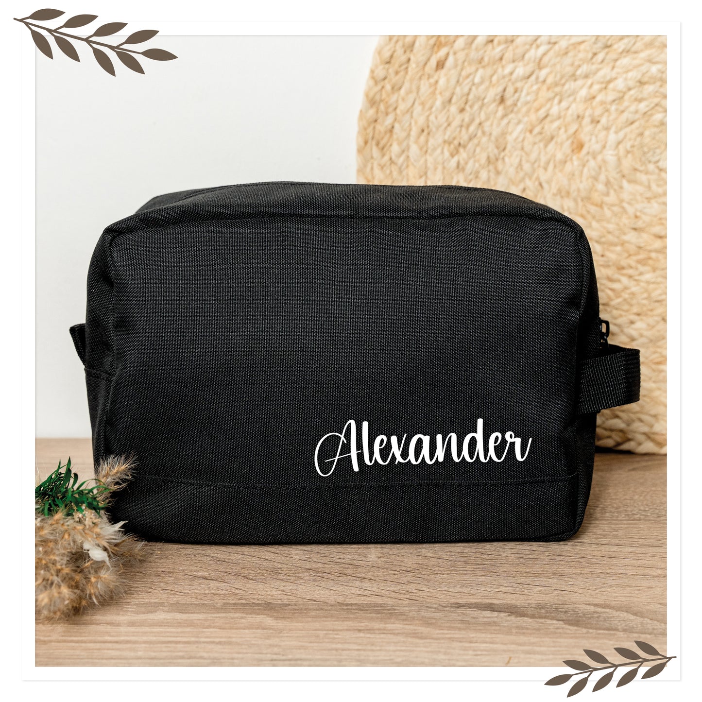 Personalisierte Kulturtasche mit Namen