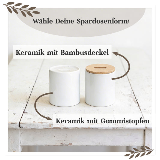 Kinder-Spardose Reh mit Name