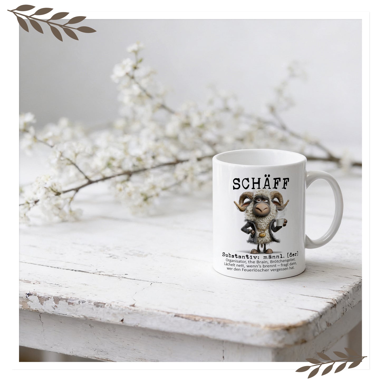 SCHÄFF Tasse – Lustige Definitionstasse für den Chef