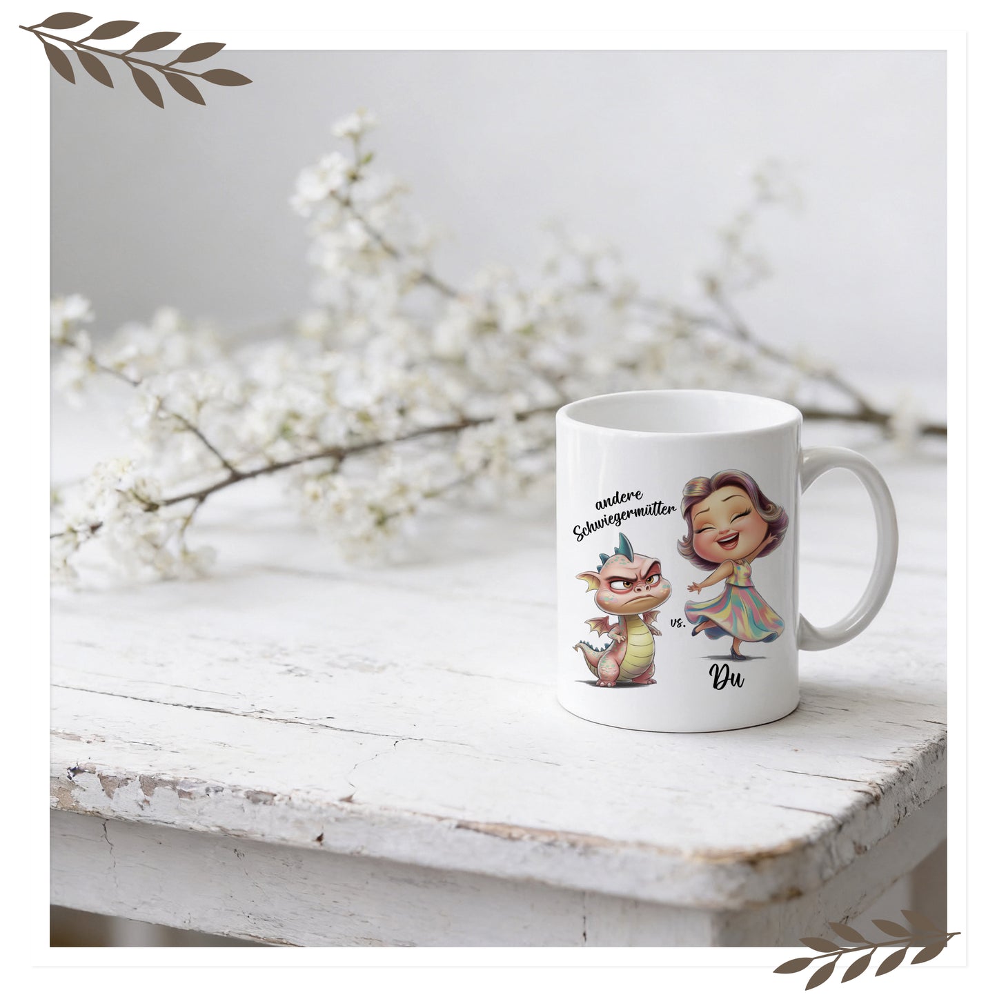 Tasse „andere Schwiegermütter vs. du"