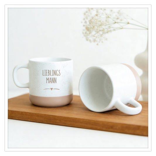 Personalisierte Tasse mit Wunschtext – Gravur individuell