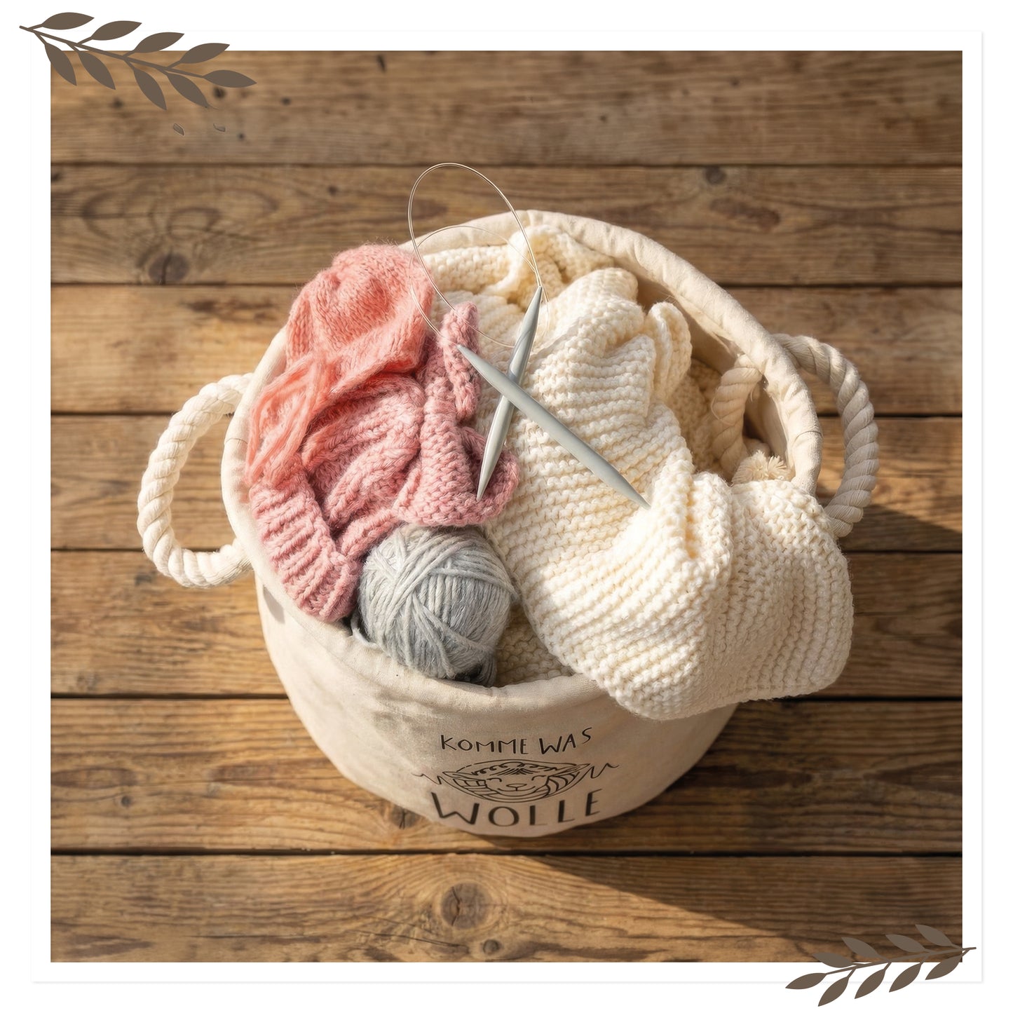 Strickkorb – „Komme was Wolle“ SK02