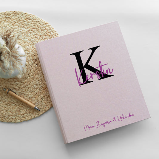 Zeugnismappe personalisiert