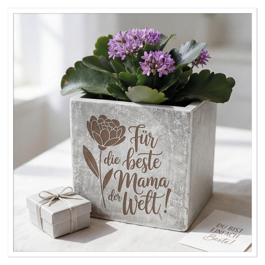 Blumentopf Beste Mama der Welt