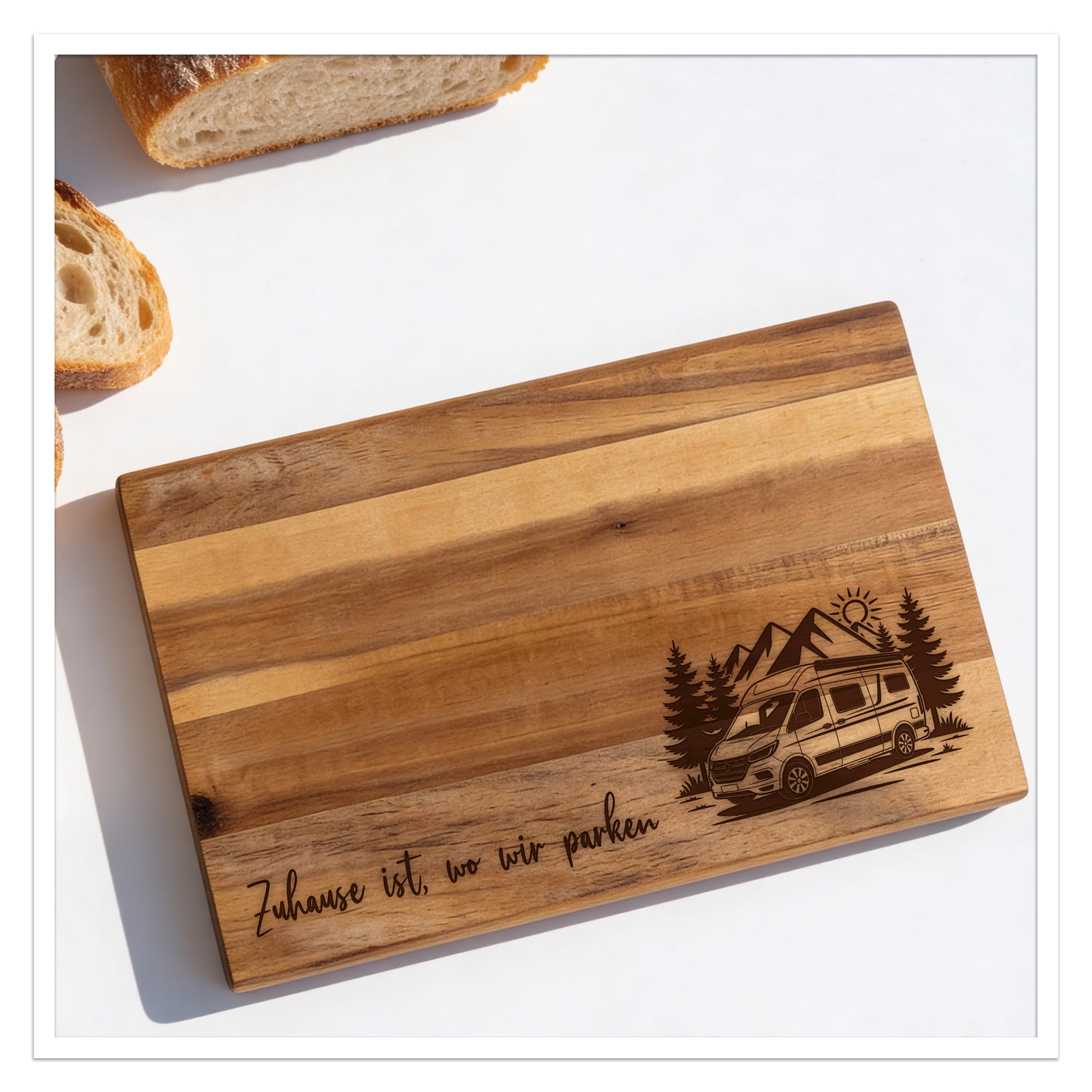 Personalisiertes Frühstücksbrett Outdoor