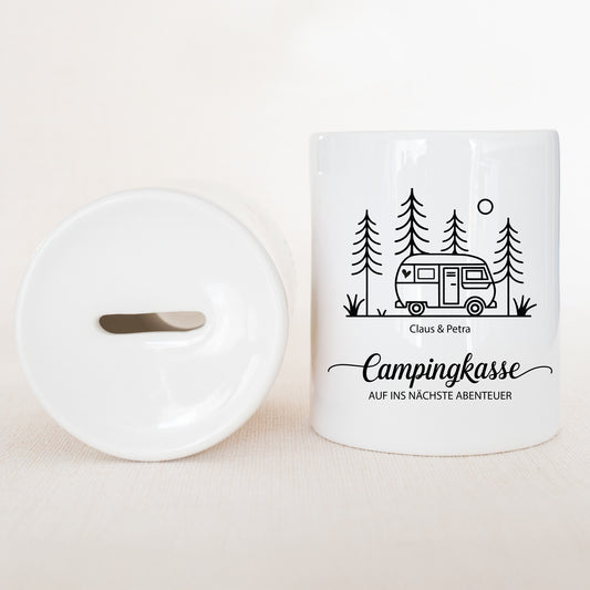 Spardose Campingkasse personalisiert