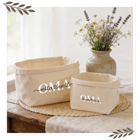 Geschenkkorb Oma personalisiert zum Selberfüllen