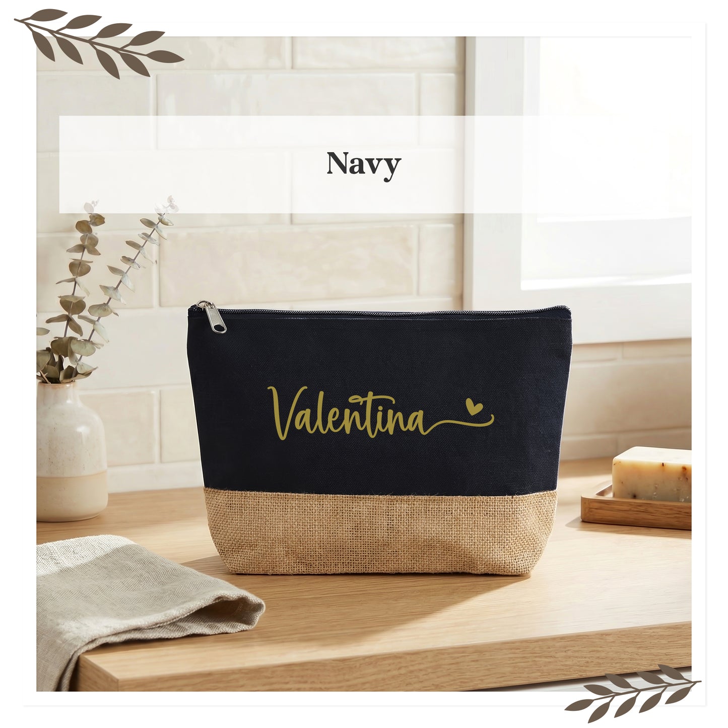 Personalisierte Kosmetiktasche mit Name KT003