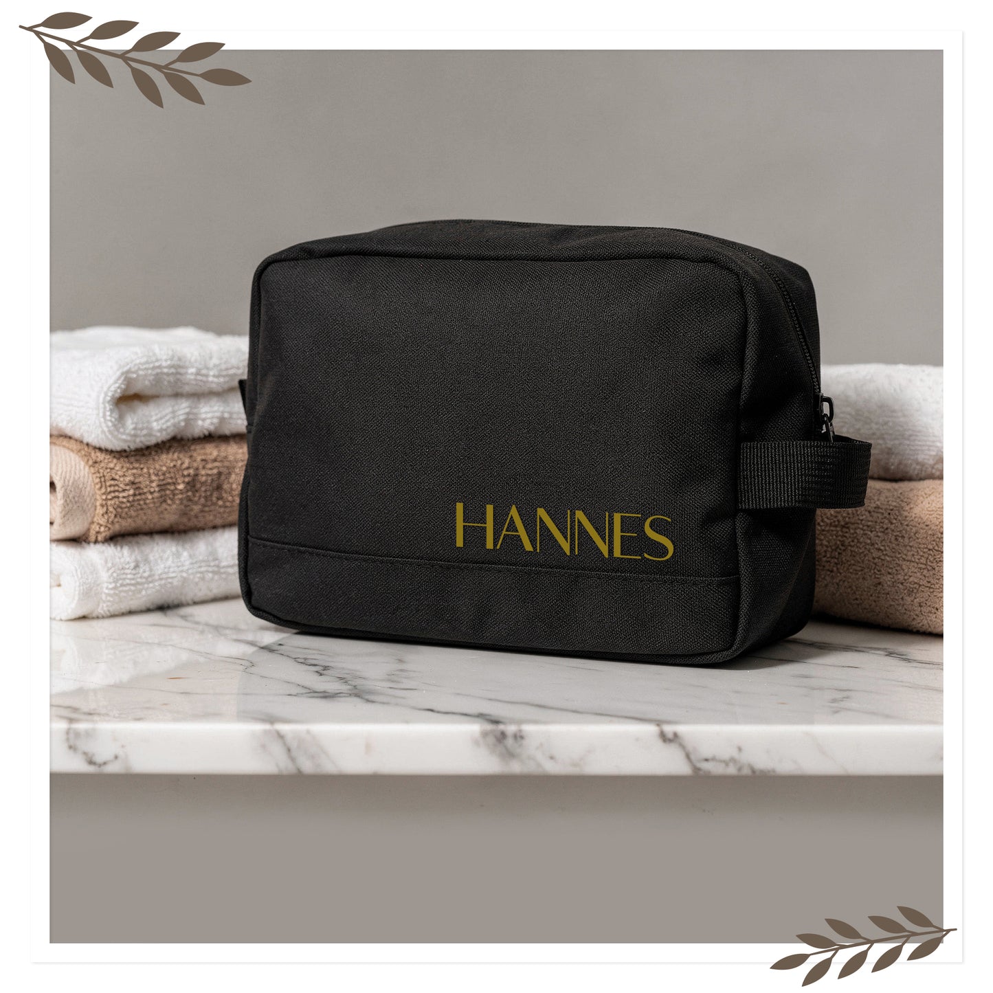 Personalisierte Kulturtasche mit Namen