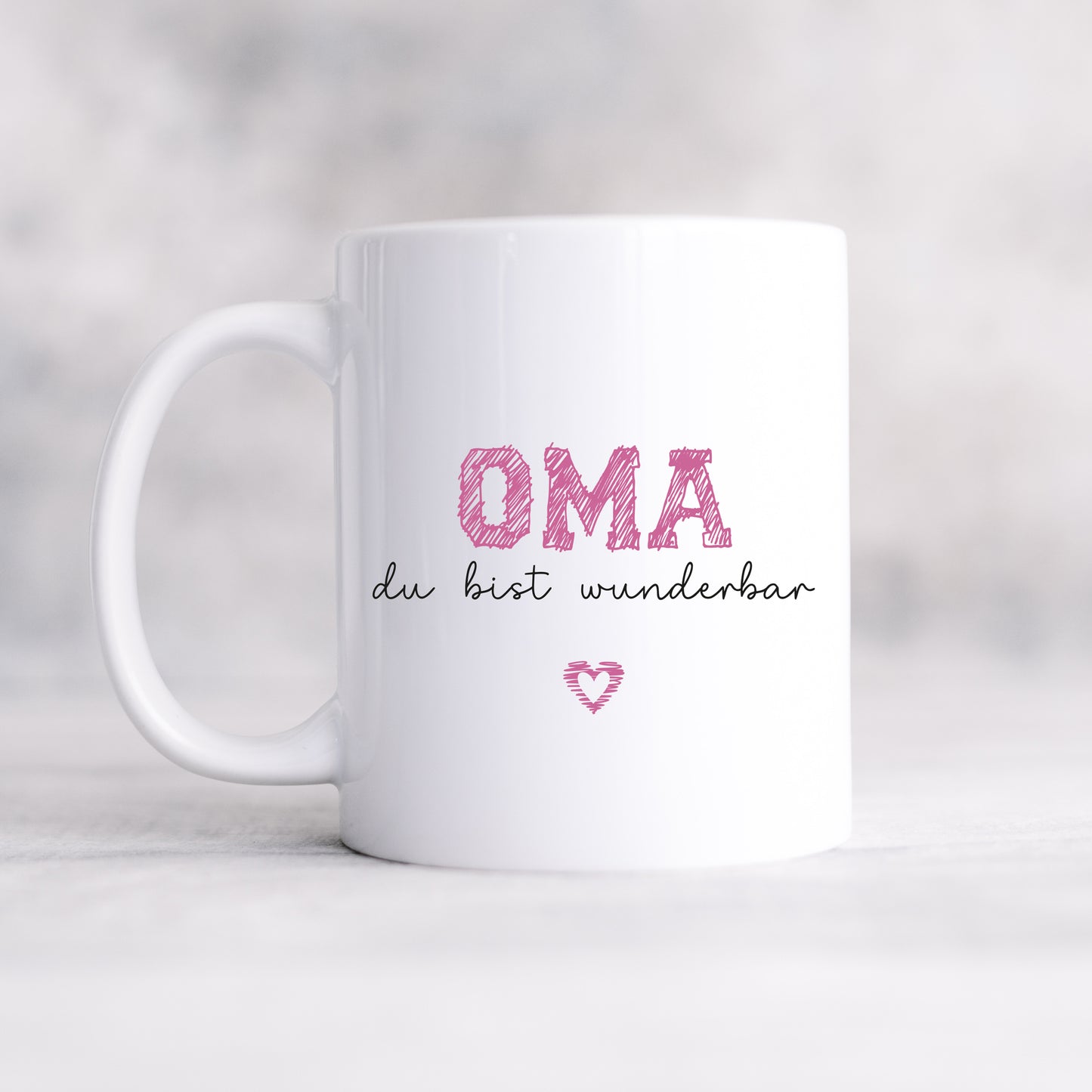 Tasse "Oma, du bist wunderbar"