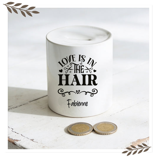 Spardose Trinkgelddose Friseur personalisiert