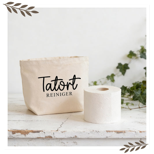 Utensilo für Toilettenpapier - 'Tatort Reiniger'