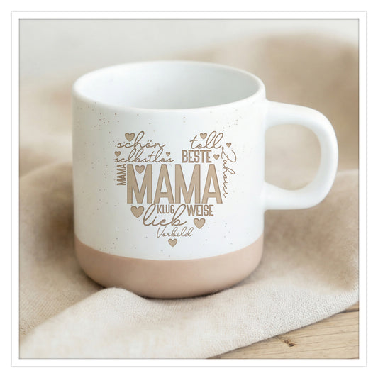 Mama Tasse „Beste Mama“ – Gravierte Keramiktasse