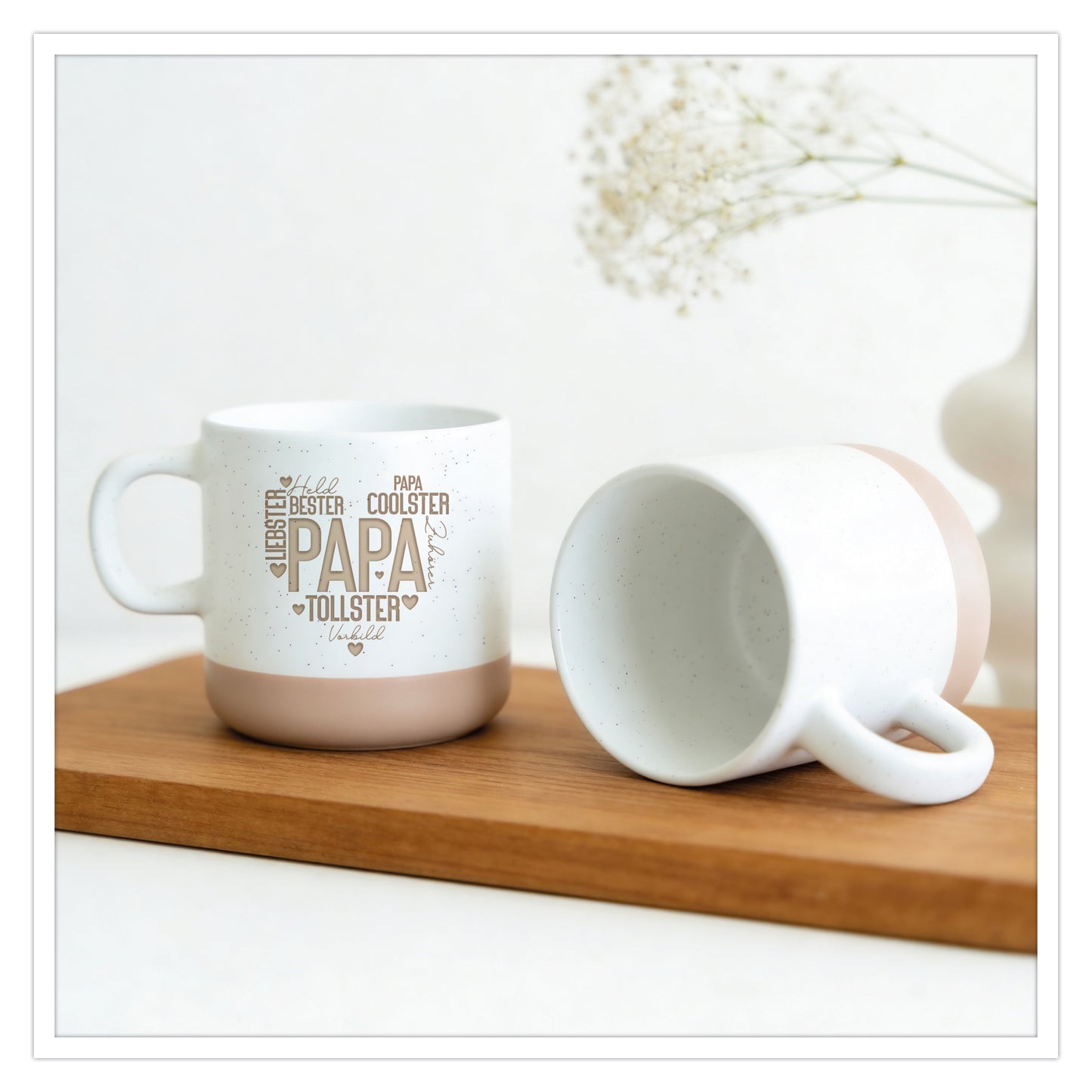 Papa Tasse „Bester Papa“ – Gravierte Keramiktasse