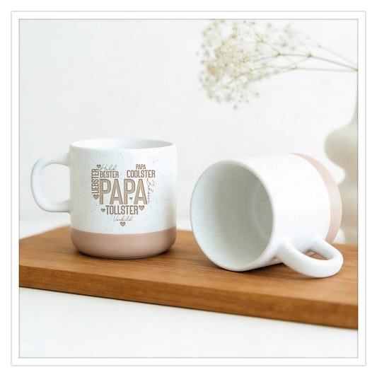 Papa Tasse „Bester Papa“ – Gravierte Keramiktasse