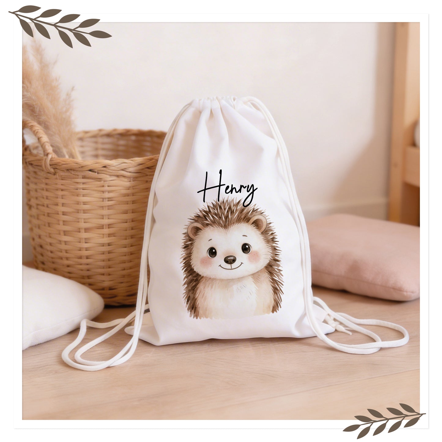 Personalisierter Turnbeutel mit Tiermotiv & Name KSP-TB-001
